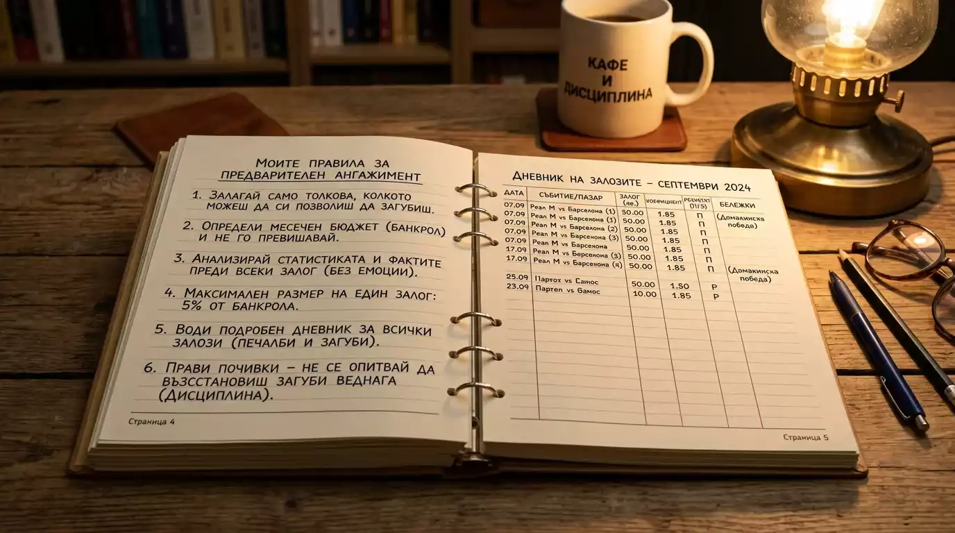 Когнитивна дисциплина залогов дневник и pre-commitment правила