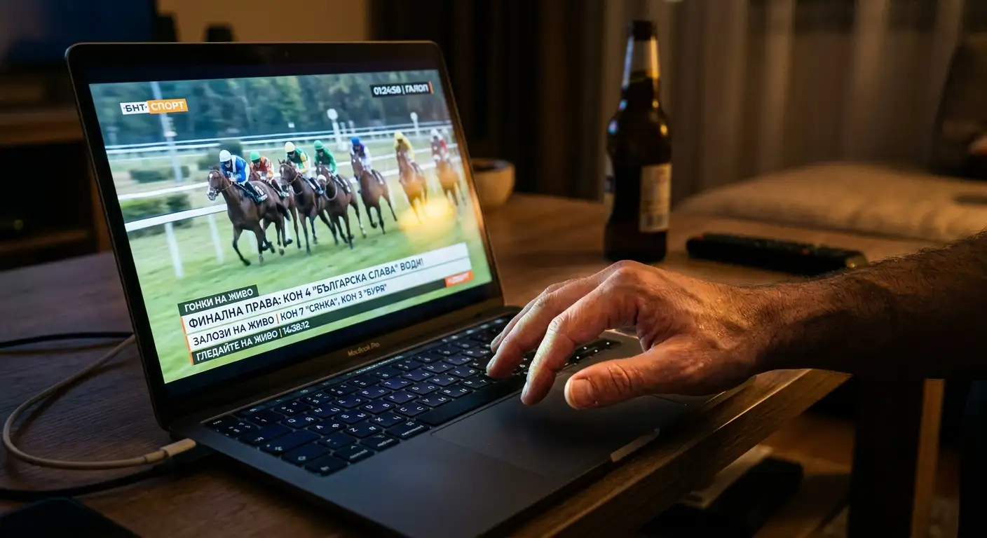 In-Play механизъм при конни надбягвания котировки по времена старта