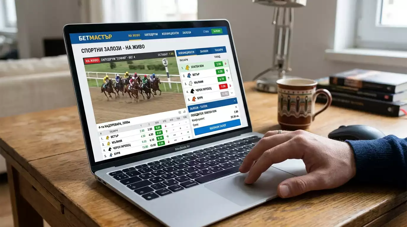 Стратегии за In-Play конни залози котировки по времена надбягването
