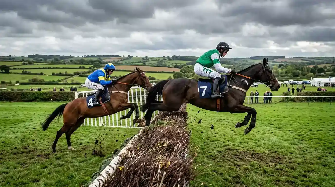 Скок надбягване с препятствия при National Hunt — Cheltenham Festival конна писта